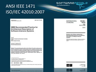 ANSI IEEE 1471ISO/IEC 42010:2007
