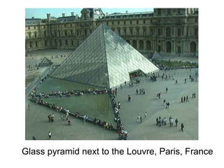 Glass pyramid next to the Louvre, Paris, France
 