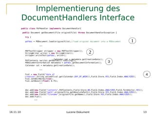 Architecture and implementation of Apache Lucene | PDF