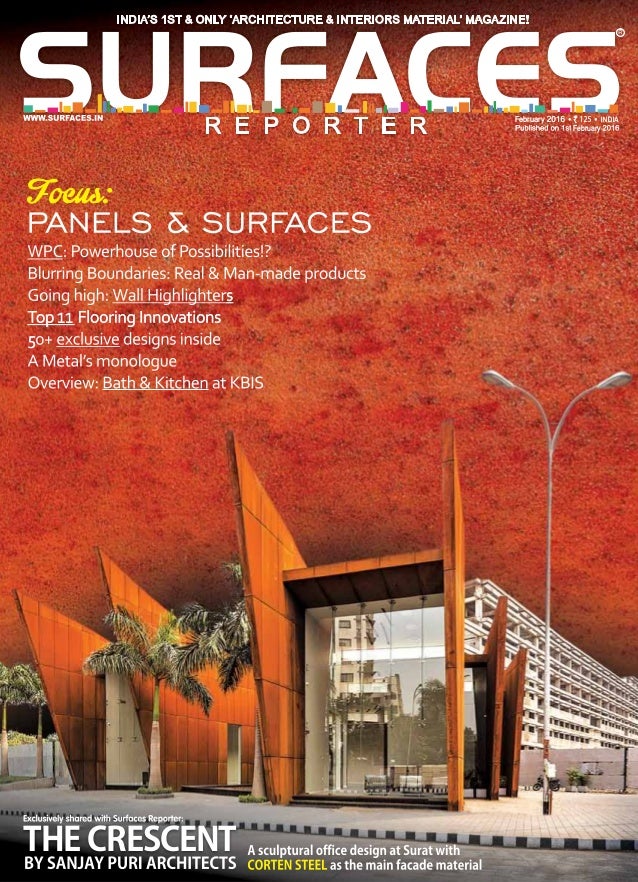Architecture And Interior Design Magazine Surfaces Reporter