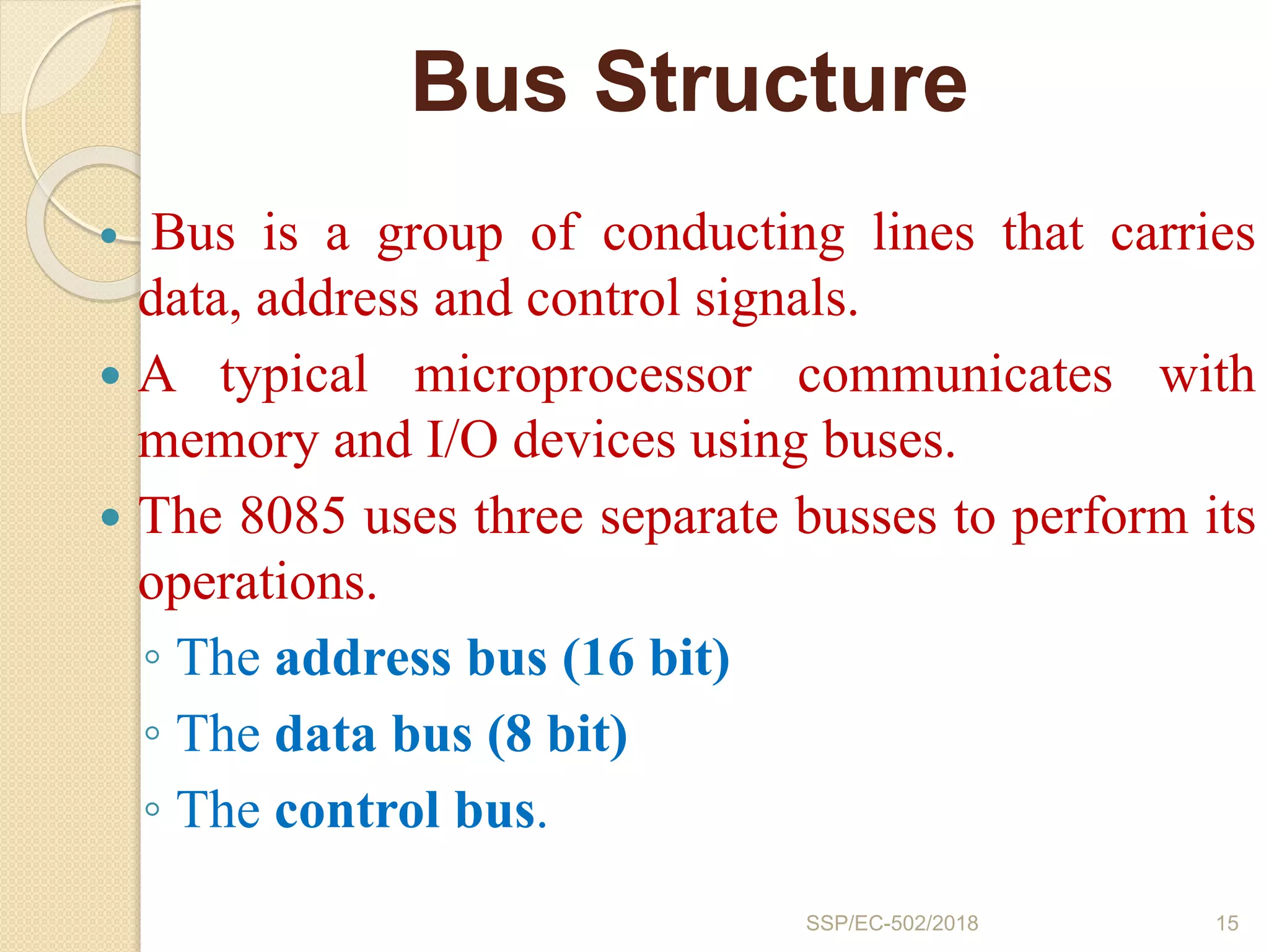 Architecture and pin diagram of 8085 | PPTX