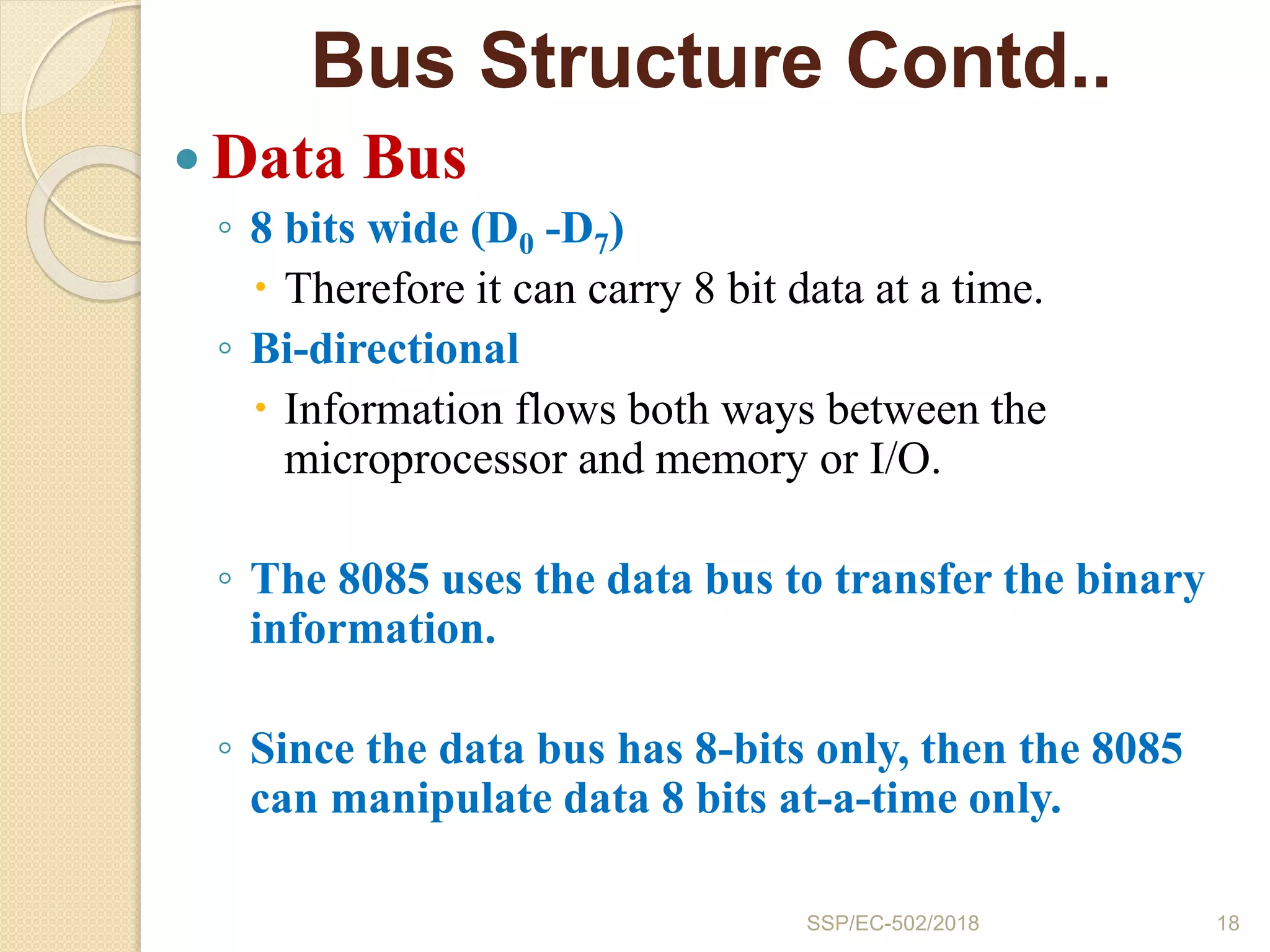 Architecture and pin diagram of 8085 | PPTX