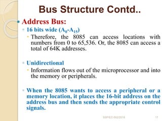Architecture and pin diagram of 8085 | PPTX