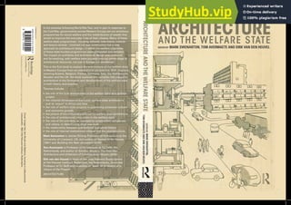AND THE WELFARE STATE
ARCHITECTURE
EDITED BY MARK SWENARTON, TOM AVERMAETE AND DIRK VAN DEN HEUVEL
9
780415
725392
ISBN
978-0-415-72539-2
www.routledge.com
Routledge
titles
are
available
as
eBook
editions
in
a
range
of
digital
formats
ARCHITECTURE
AND
THE
WELFARE
STATE
EDITED
BY
MARK
SWENARTON,
TOM
AVERMAETE
AND
DIRK
VAN
DEN
HEUVEL
Cover
image:
Van
den
Broek
and
Bakema,
housing
in
Lekkumerend,
Leeuwarden,
1962
(Het
Nieuwe
Instituut,
Rotterdam).
In the decades following World WarTwo, and in part in response to
the Cold War, governments across Western Europe set out ambitious
programmes for social welfare and the redistribution of wealth that
aimed to improve the everyday lives of their citizens. Many of these
welfare state programmes - housing, schools, new towns, cultural
and leisure centres – involved not just construction but a new
approach to architectural design, in which the welfare objectives
of these state-funded programmes were delineated and debated.
The impact on architects and architectural design was profound
and far-reaching, with welfare state projects moving centre-stage in
architectural discourse, not just in Europe but worldwide.
This is the first book to explore the architecture of the welfare state
in Western Europe from an international perspective. With chapters
covering Austria, Belgium, France, Germany, Italy, the Netherlands,
Sweden and the UK, the book explores the complex role played by
architecture in the formation and development of the welfare state
in both theory and practice.
Themes include:
•฀ ฀
the฀role฀of฀the฀built฀environment฀in฀the฀welfare฀state฀as฀a฀political฀
project
•฀ ฀
the฀colonial฀dimension฀of฀European฀welfare฀state฀architecture฀
and its ‘export’ to Africa and Asia
•฀ ฀
the฀role฀of฀welfare฀state฀projects฀in฀promoting฀consumer฀culture฀
and economic growth
•฀ the฀picture฀of฀the฀collective฀produced฀by฀welfare฀state฀architecture฀
•฀ the฀role฀of฀architectural฀innovation฀in฀the฀welfare฀state฀
•฀ ฀
the฀role฀of฀the฀architect,฀as฀opposed฀to฀construction฀companies฀
and others, in determining what was built
•฀ the฀relationship฀between฀architectural฀and฀social฀theory฀
•฀ the฀role฀of฀internal฀institutional฀critique฀and฀the฀counterculture.
Mark Swenarton is James Stirling Professor of Architecture at the
University of Liverpool, UK, and author of Homes fit for Heroes
(1981) and Building the New Jerusalem (2008).
Tom Avermaete is Professor of Architecture at TU Delft, the
Netherlands, and author of Another Modern:The Post-War
Architecture and Urbanism of Candilis-Josic-Woods (2005).
Dirk van den Heuvel is Head of the Jaap Bakema Study Centre
at Het Nieuwe Instituut, Rotterdam, the Netherlands, Associate
Professor atTU Delft and co-author of Team 10: In Search of a
Utopia of the Present.
ARCHITECTURE
 