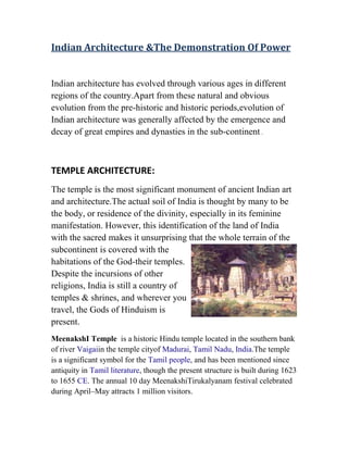 Architecture as a symbol of power | DOCX