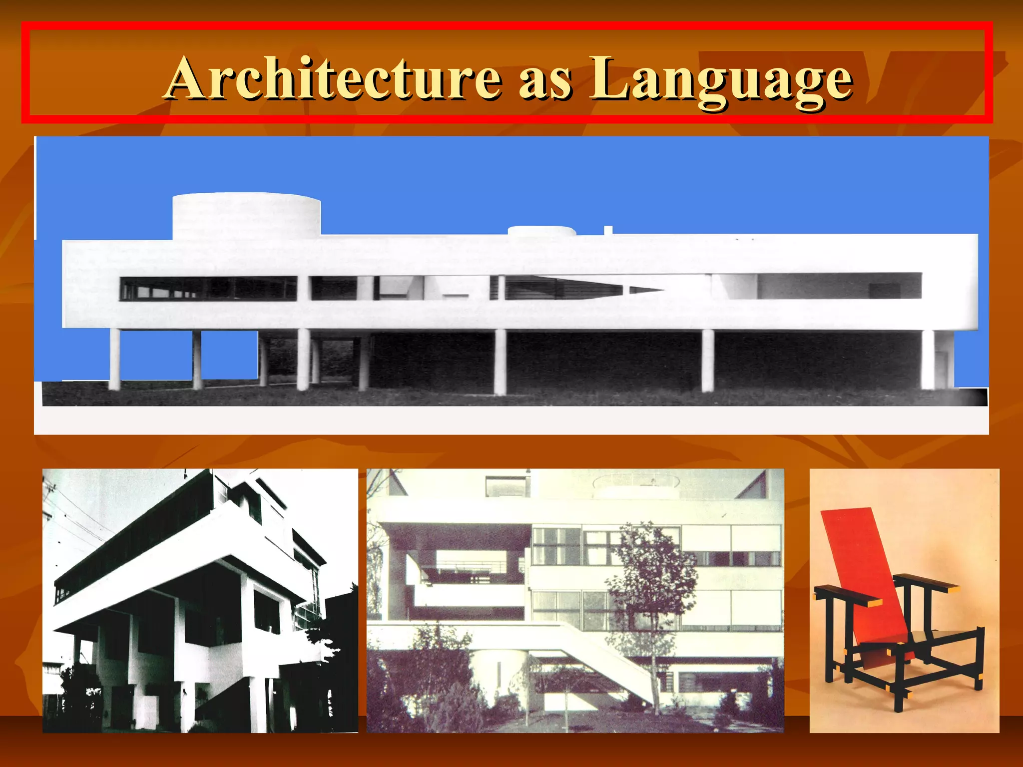 Architecture as LanguageArchitecture as Language
 