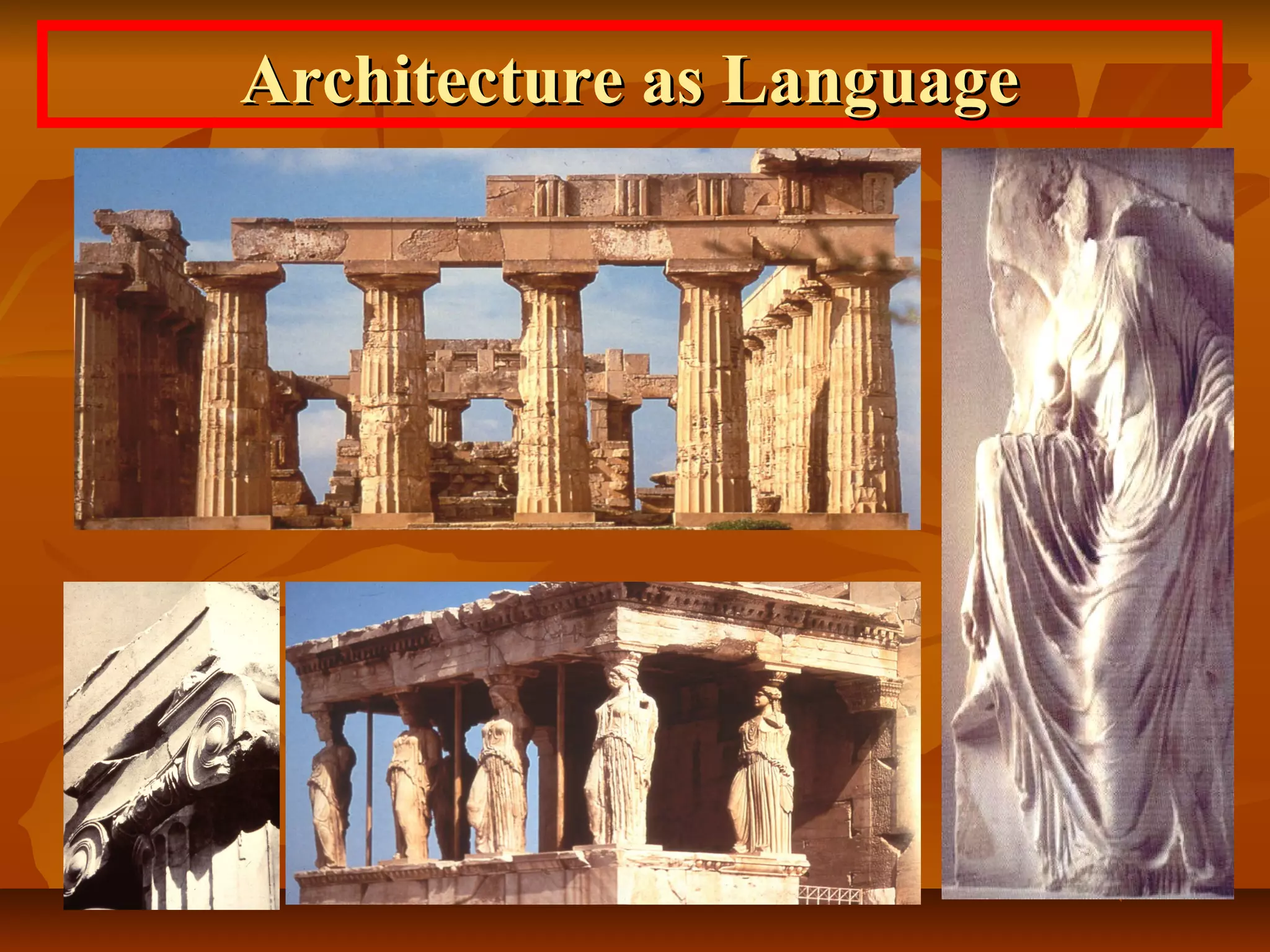 Architecture as LanguageArchitecture as Language
 
