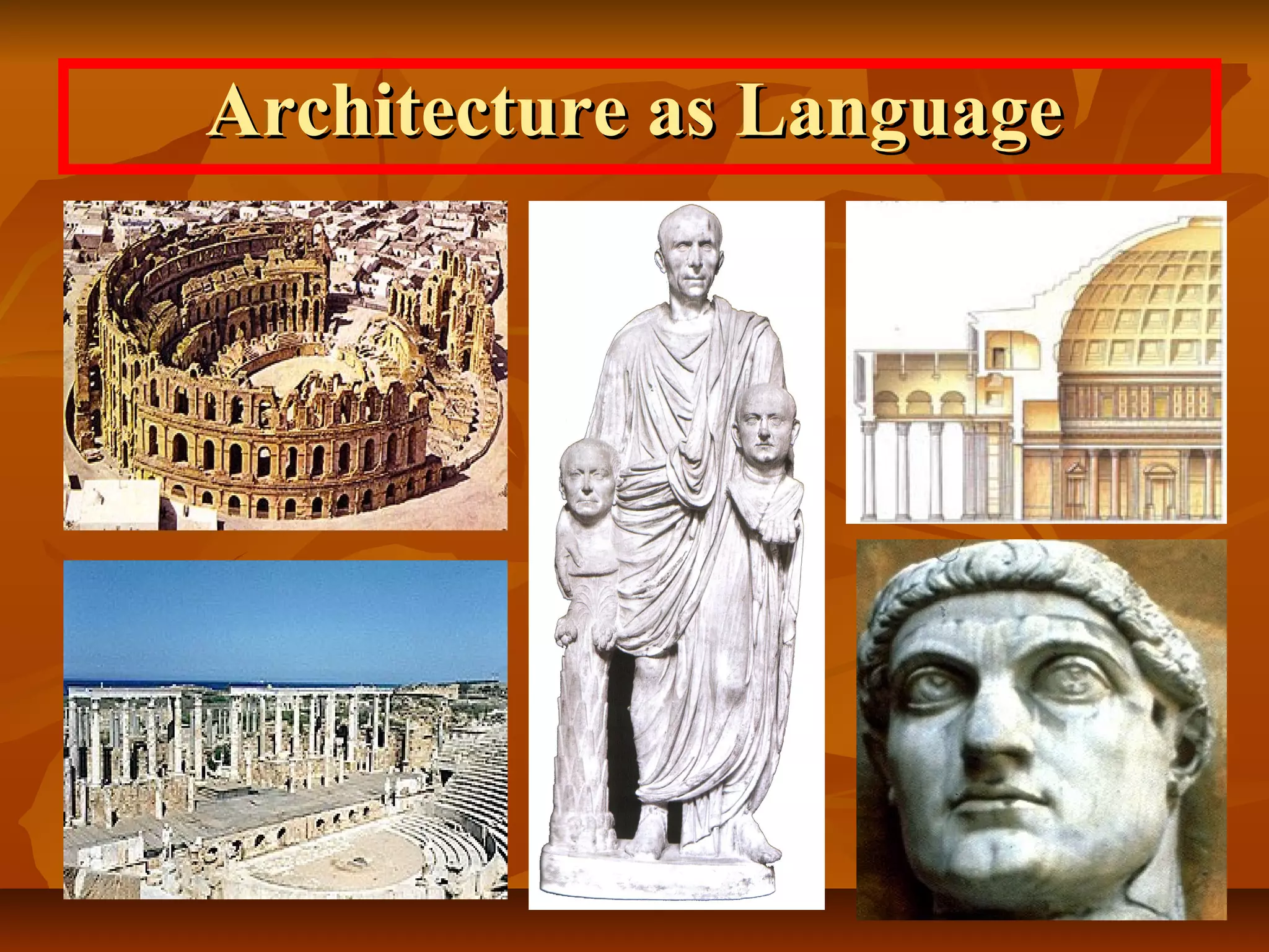 Architecture as LanguageArchitecture as Language
 