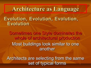 Architecture as language pp | PPT