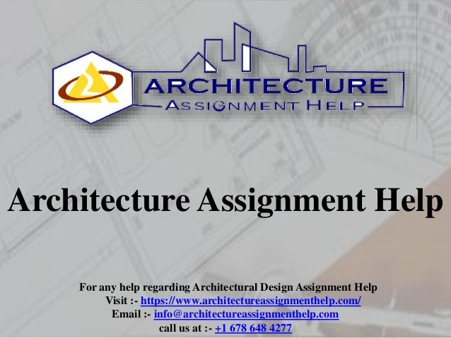 For any help regarding Architectural Design Assignment Help
Visit :- https://www.architectureassignmenthelp.com/
Email :- info@architectureassignmenthelp.com
call us at :- +1 678 648 4277
Architecture Assignment Help
 