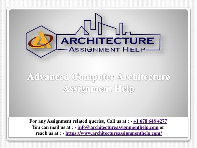 computer architecture assignment help
