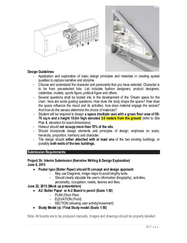 Architecture Design Brief architecture design studio 1 project 3 brief march 2015 Architecture Design Brief architecture design studio 1 project 3 brief march 2015