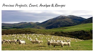Previous Projects, Count, Analyze & Ranges
 