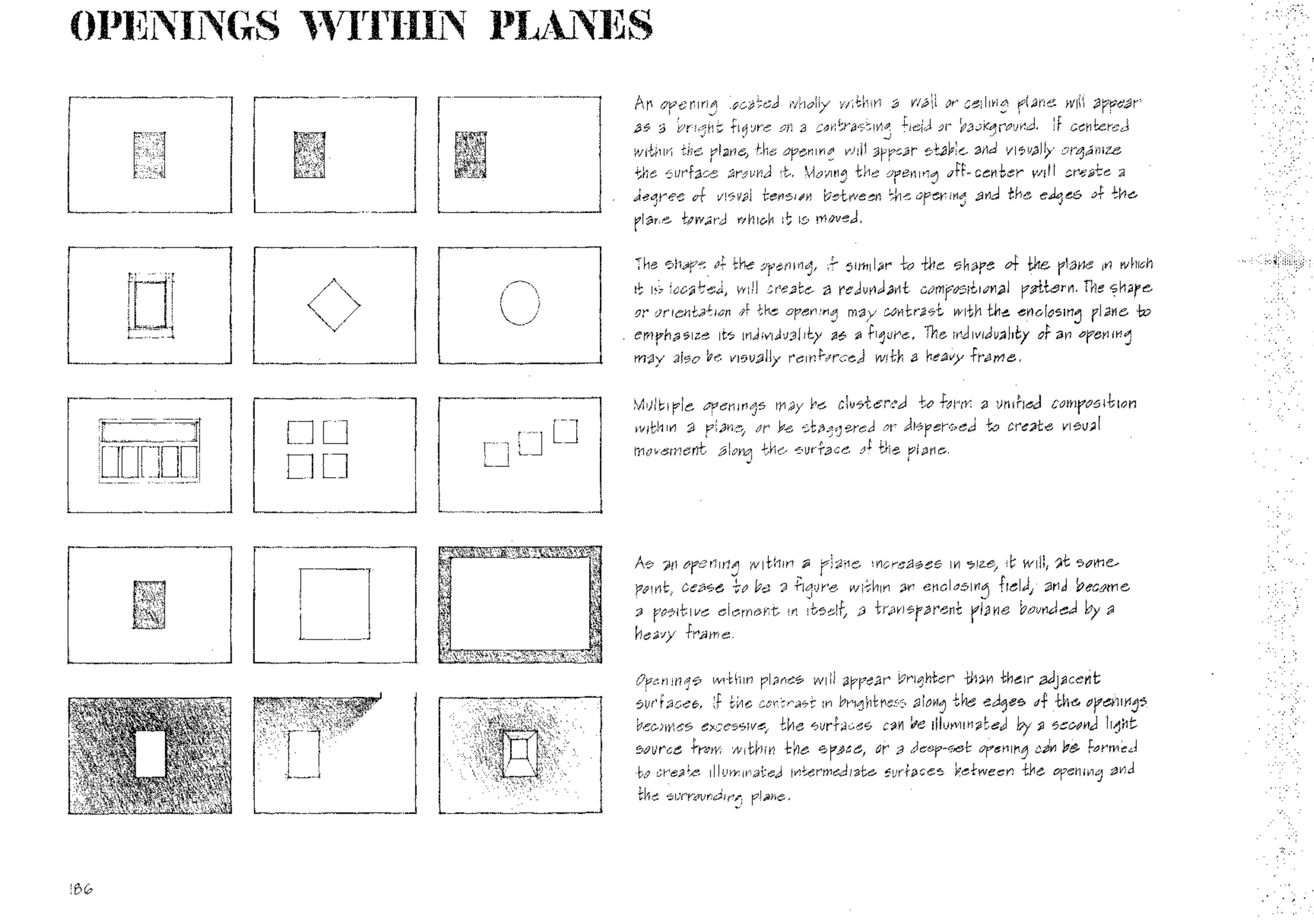 An    0ren1nj                it'cateJ        vv'f1olly Vll-th!Yl                 .a vv~ or            celllY1~       r{~ne        WI{ ;3tpfe.ar~
                                          z» ~ ~rJ?-1ht fJ4ut~e vl'1 a c~rltra?tl¥i;q        field 2r-' ~aoi<U1r?'v¥1d.      If c~nk~eJ
                                          wlfJ1It'l th; r!.at1;, -the opet1IY1~ will a~rc.ar ?t.aH~.. :ar1J VI'7v;!If.y' or.gJinite
                                          the. 5urftlce     ~rt1tJrtJ rt-. tv1oVlt1j t~e: 0renln~ <lff- c~Ylter         r-vd I cre~te a
                                          det:-1ree
                                               J
                                                         (If      V!7v~1       tens!       tiYl      betwe~i1the.     .     .
                                                                                                                                      o~eYi H1~~
                                                                                                                                        I
                                                                                                                                                    aY1d the          e~J e!G      at          tV1~
                                          r1arie.      rprl;Jt""d       Y"IY1lok    It IS tllQVeJ.



                                          The      '?hp(?e.      t't the       0rer1!n~!              rr    ?jrrlll~r           -6      +tIe ?h~re            of tke      f'~H1e          whltY1
                                                                                                                                                                                         1Y1

                                          It I!-~ loc~ted,              wdl cre;;ce..               a redVVld;rtt.                     c(}mrtlSJtldJ1pl           r~t.C}rvL      fne ~h3re,
                                          or {?rlent..JtltJn             ;t the 0fey'llr1~                   m~y          CtOVltr.a'7t,       wlih the -eYlulC'5In:j                r
                                                                                                                                                                                    l.3ne    tv
                                          etr1rh3?IZe             It?    In.d;vldu~l'ty                ~6        ~   fl1u~el             Tne Il1dlvrAv.altty a~ 3V1 t'1reY1111~
                                          m;ay      ;Jlgo ~e           V15V.any        reln-r~rced wlt~a                                 he~vy trAme,

                                                                     m2y V~ clv~tereJ      -to +-1rm ~ vnlf'I~J cOmrO!;d-b,on
r=---~~                    DO   r=:   D
                                          ~v1vlbq;;'le t'renIt1~S
                                          YVlt111V1 :a rl.aVlC!;

                                          movement
                                                                  er }1-e ?t~~tJ en~J or AI?rer~eJ to cre~te vl~v~1
                                                           al&Yk1 tHe- 5urrace t1t the t7lane.,
iDDDDDI
L~    _#_ .._.
     ...         _____.l   DO   L_J                                        ~                                                     I




                                          A~ -;n tJrenlr1:) with,n :? rl:al1~ IVlC;(ea~e6   1V1 '7J2.e It will, ~t ?~I11e,.,                              l




                           D              r&,yH;;, cea~e t-t' be ~ tl~!}re wlt~lln pYi enclt?sli15 fl~I.J/ and 1?ecame
                                          ;:l rtO-;?ltlv~

                                          ~e~vy

                                          0re'n
                                                          ~I~ment In Itself; a iraV1Sf;?reni: i.an8 btJvnd~J k?y ~
                                                       fr.ame,

                                                    in1t3? wl+hln pl;3riC:~                       vV! /I   at?f'e~r             brl'8Ylcer
                                                                                                                                                   r

                                                                                                                                                 tJ1)V)       ~~elr   aJJ:ace~t
                                          surf scee,             I.t   tM.e                         !rl    b~/I~yrbt1e5~            ;JIC?I1~   iJ1e ed~es tit .f;n& ~re;r1lrtj?
                                          bec(7rrle~           eXDeS?IV~/          tVle           q,urt;acetG             c~V1       kPe IIlurY1ln,ted           by ~    5eO~Y1d          '1r1Y1!;
                                          s&vrC~         }r-~Wi wd:,hu1                t~~         0rtlt~,            or' ;a. tdeef ... ,et orernng C.JV1 l?~ f&rf11r!d
                                                                                                                                      q
                                          -to cre~te            II I UrYlln~teJ         lV1termc:d           I   ate.. ?urf~ce'!;               ~~,f;we~V}        i~e    open    I Vl~     ~V1J

                                          th~ ?urrt?vnd't1j                pl;ane.
 