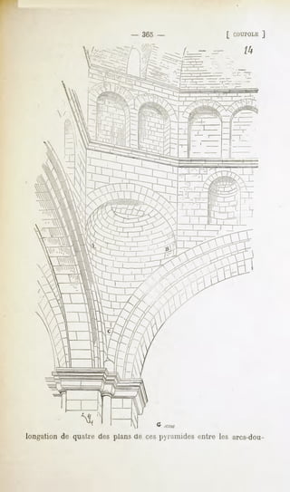 -   365 -                 [ COUPOLE
                                                              ]

                                                            M




                                         "JCUHE


longation de quatre des plans de ces pyramides entre les arcs-dou-
 