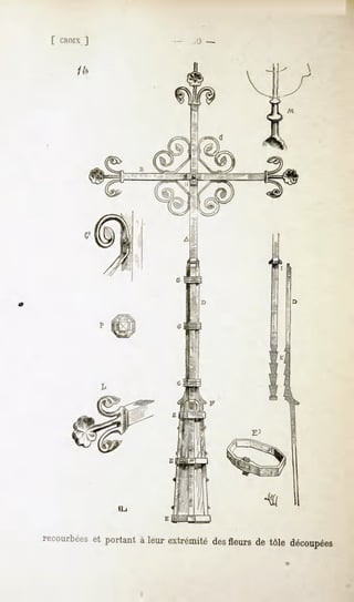 [ CROIX
       J


     /ft




           H..




recourbées
       etportantleur
              à extrémité fleurs tôledécoupées
                      des de
 