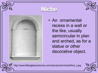 Building Recesses Examples Architecture glossary | PPTX