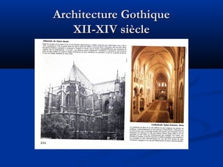 Architecture GothiqueArchitecture Gothique
XII-XIV siècleXII-XIV siècle
 