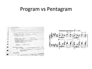 Program	
  vs	
  Pentagram	
  	
  
 