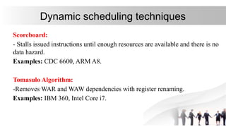 Advanced Instruction Level Parallelism Techniques in Modern CPU ...