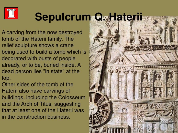 Architecture lesson 5 sepulcra romana