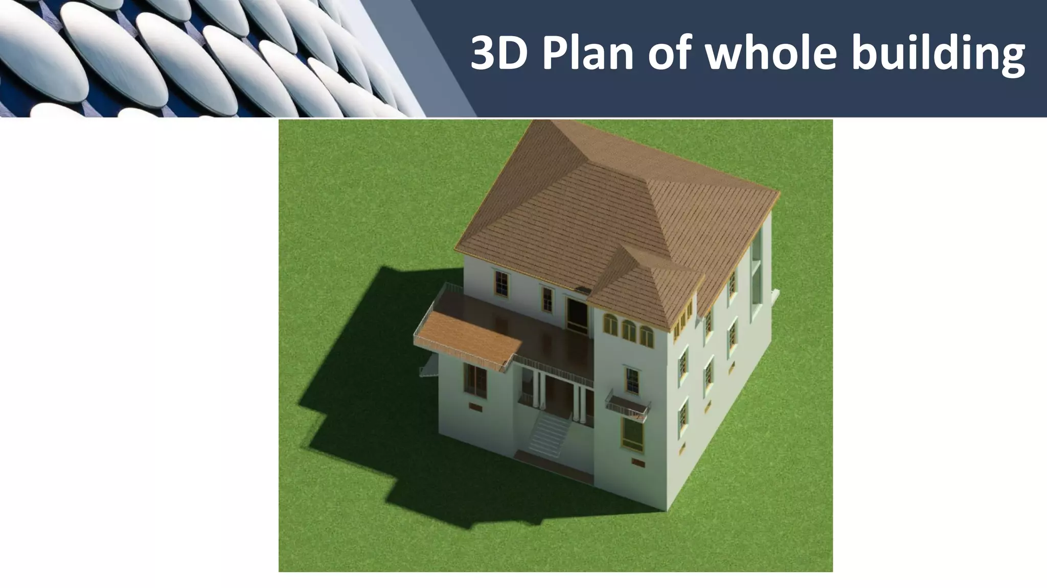 3D Plan of whole building
 