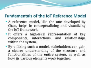 Iiot Reference Models Architecture models in Internet of Everything | PPTX