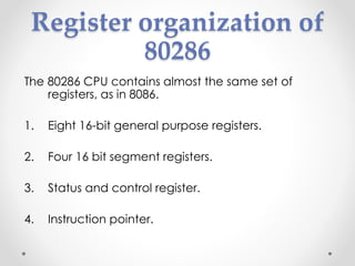 Architecture of 80286 microprocessor | PPT