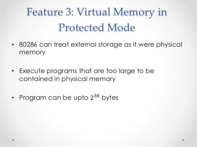 Architecture of 80286 microprocessor