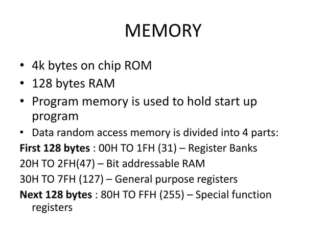 Architecture of 8051 | PPT