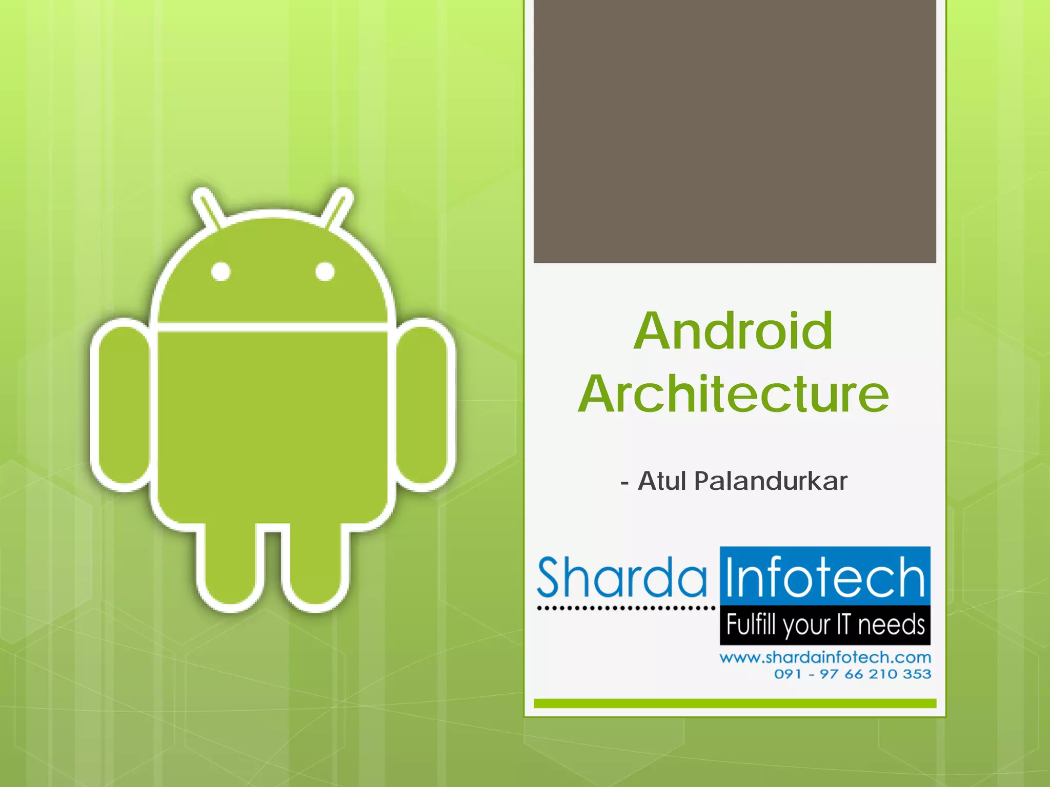 Architecture of Android | PDF | Operating Systems | Computer Software ...