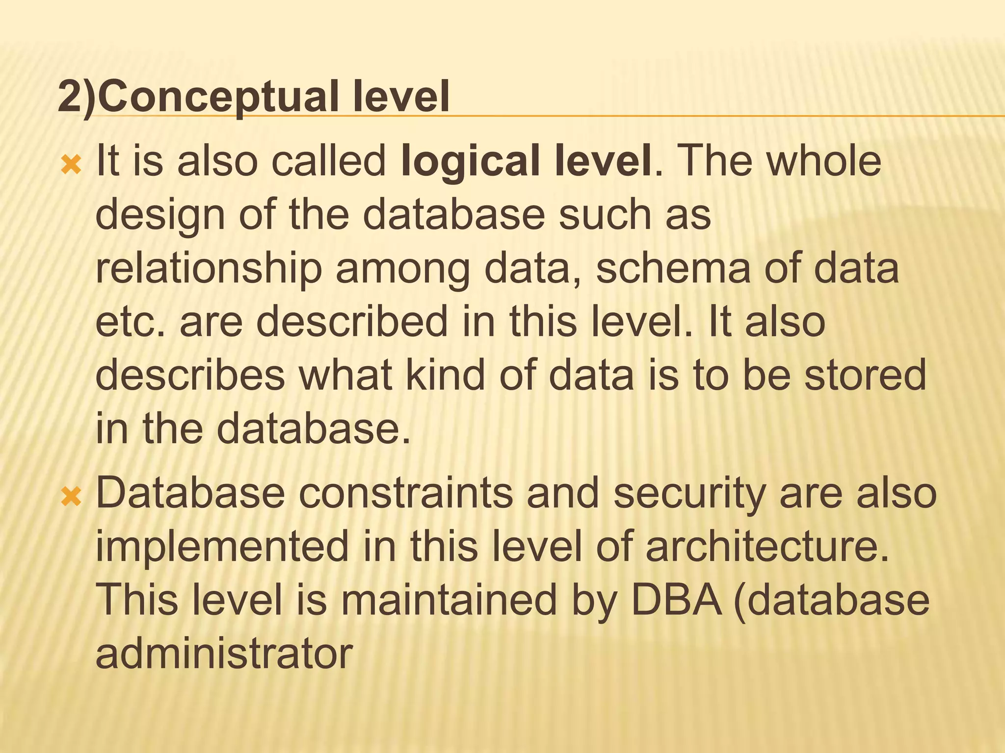 Architecture of dbms | PPT