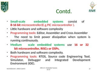 Comprehensive Architecture and Design of Embedded Systems | PPTX