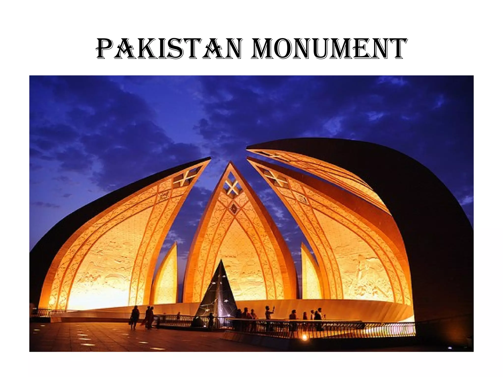 PakiStan monument
 
