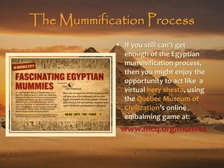 Architecture of the Afterlife: Embalming & Tombs in Ancient Egypt | PDF