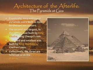 Architecture of the Afterlife: Embalming & Tombs in Ancient Egypt | PDF