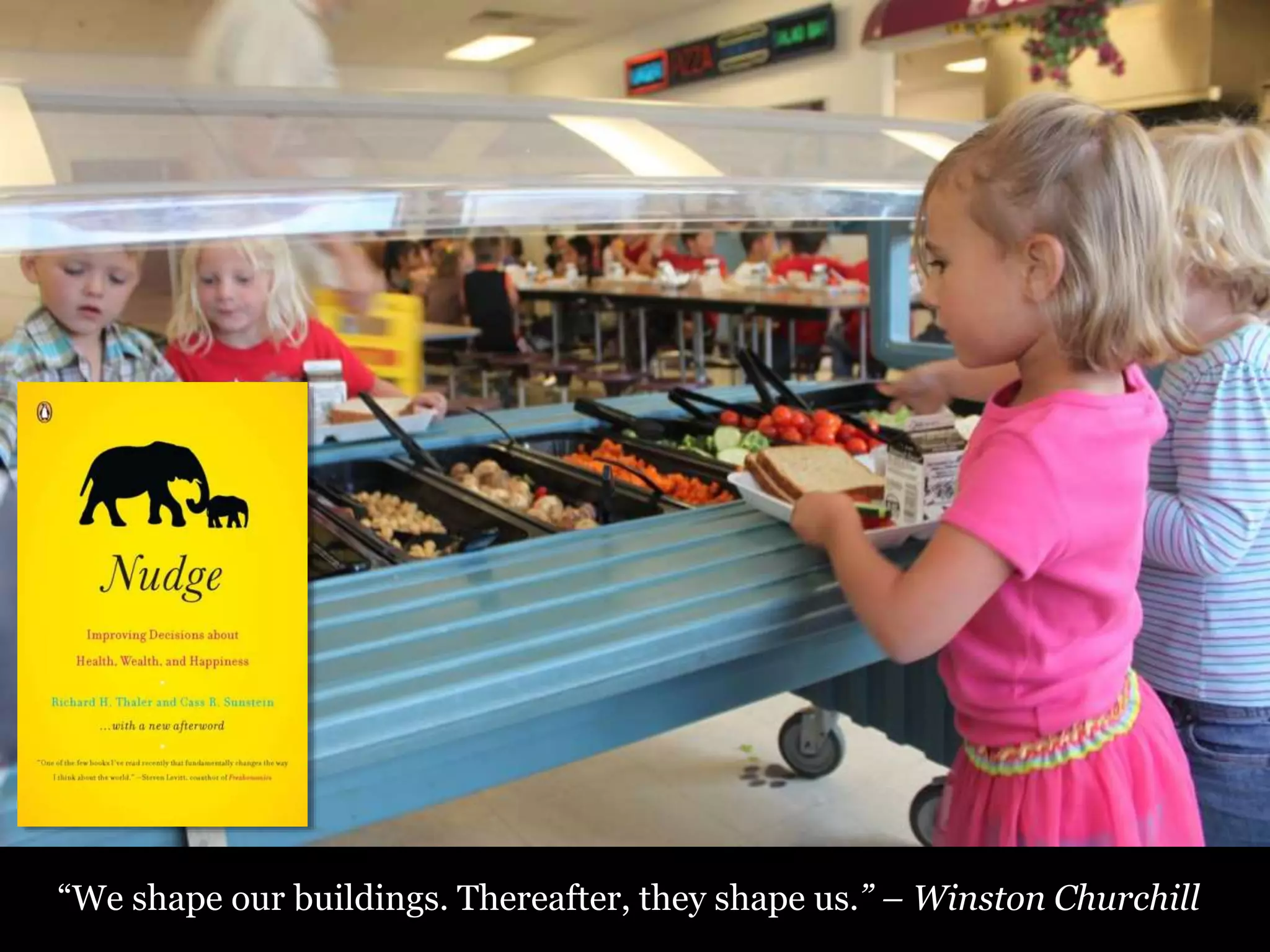 “We shape our buildings. Thereafter, they shape us.” – Winston Churchill 
 