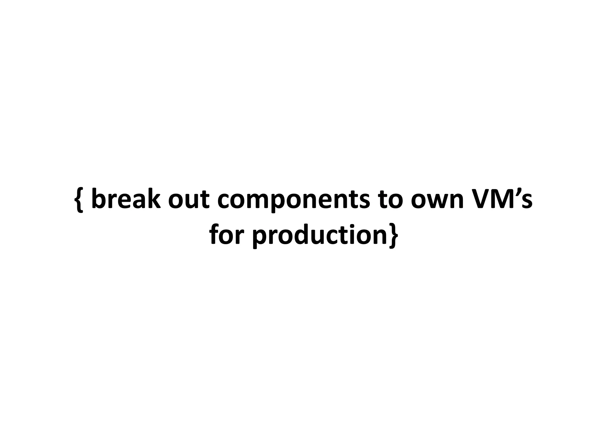 { create VM }