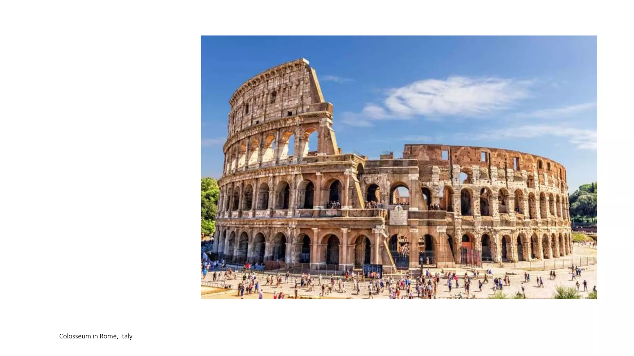 Colosseum in Rome, Italy
 