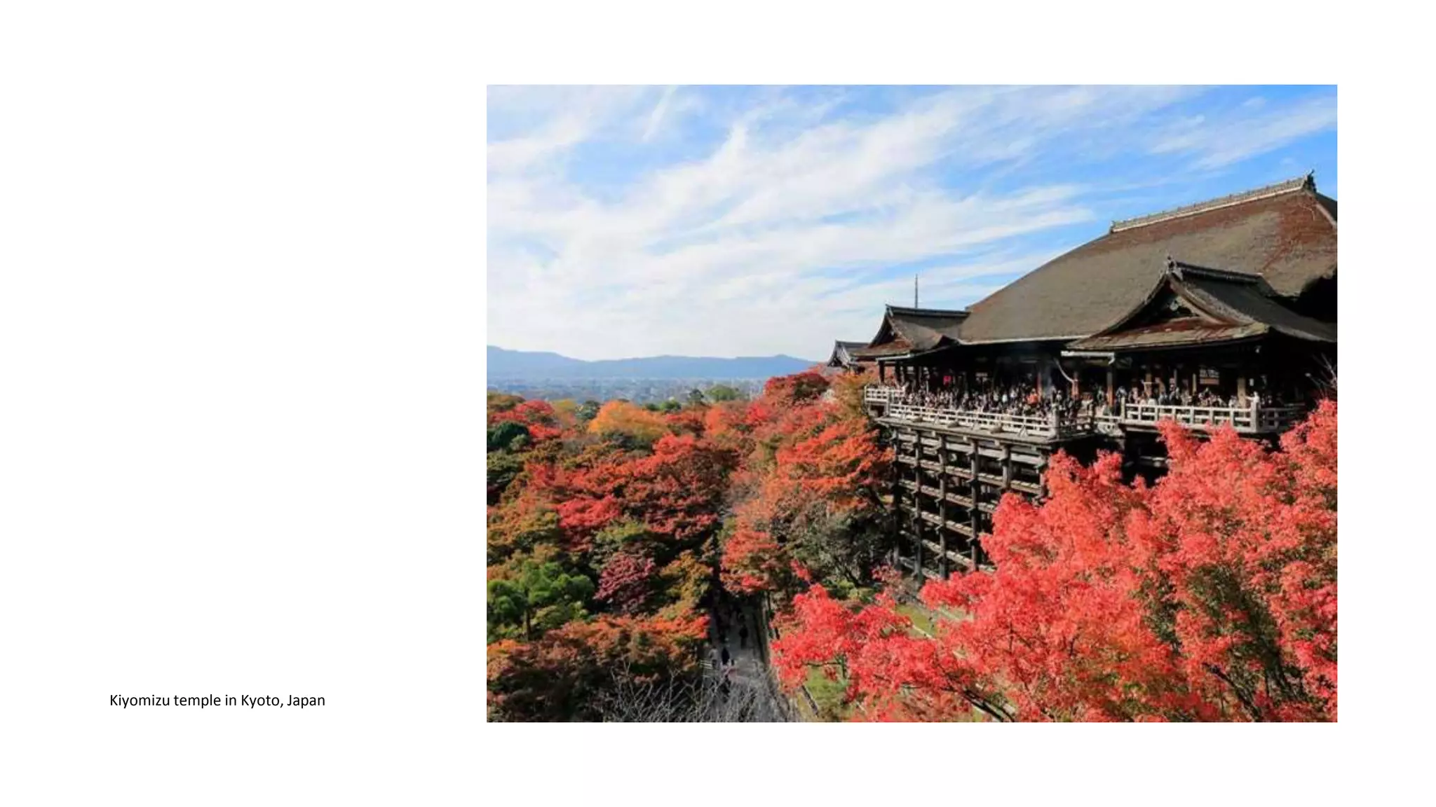 Kiyomizu temple in Kyoto, Japan
 