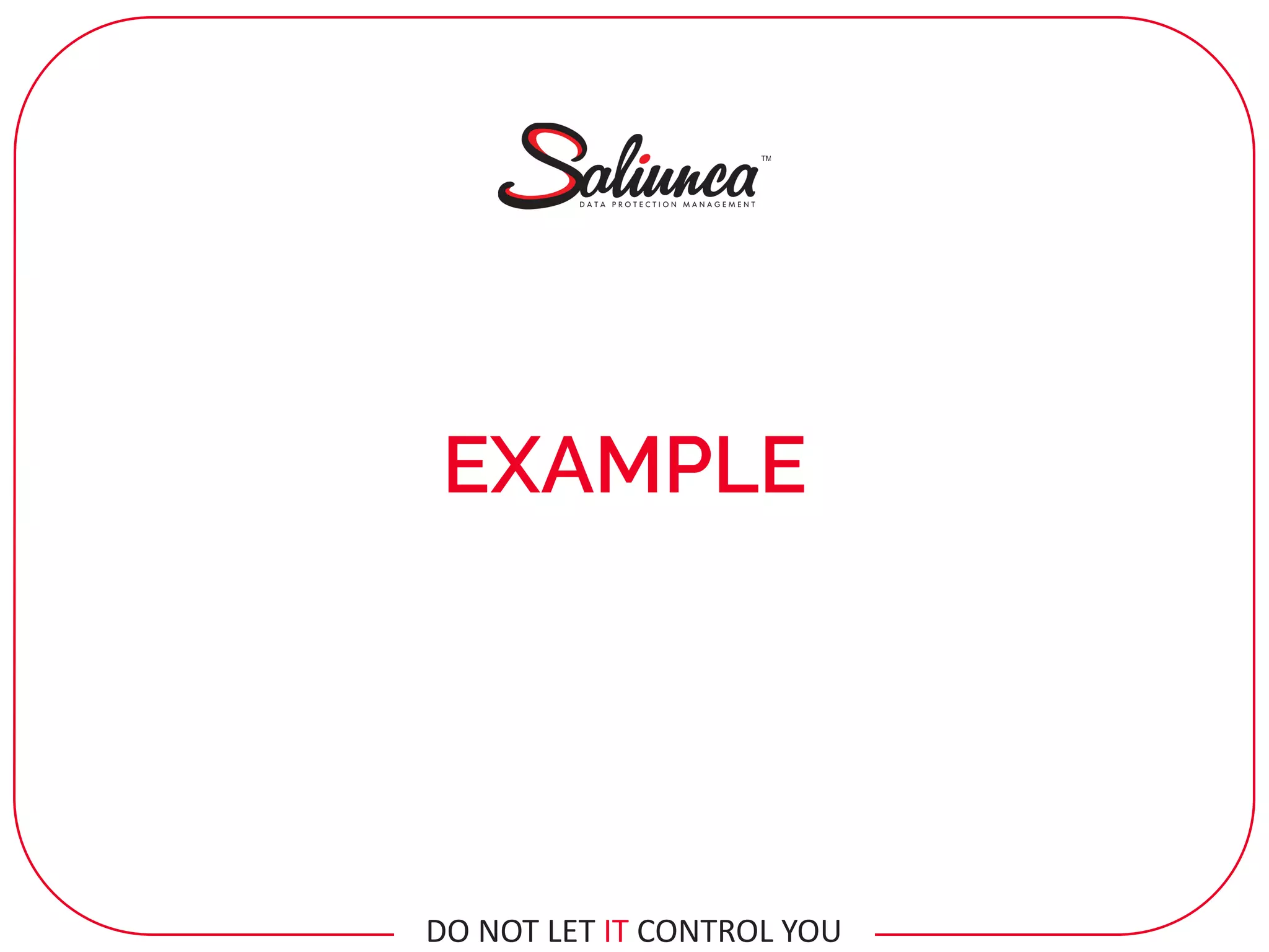 i
EXAMPLE
DO	NOT	LET	IT	CONTROL	YOU
 