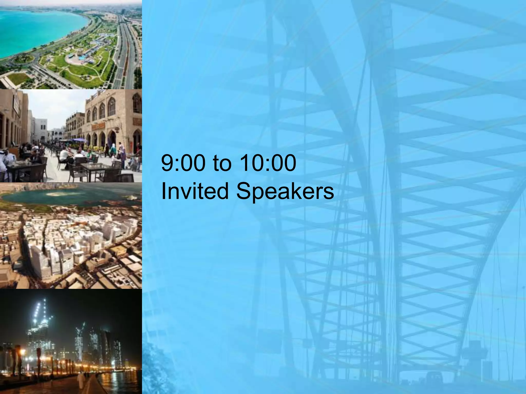 9:00 to 10:00Invited Speakers