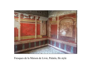 Fresques de la Maison de Livie, Palatin, IIe style
 