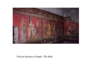 Villa des Mystères à Pompéi , IIe style
 