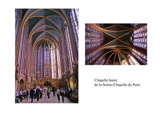 Chapelle haute
de la Sainte-Chapelle de Paris
 