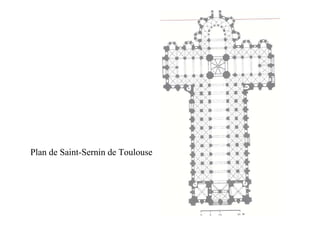 Plan de Saint-Sernin de Toulouse
 