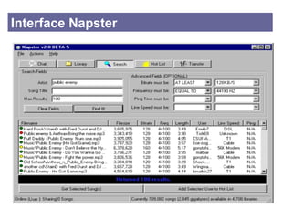 Interface Napster  