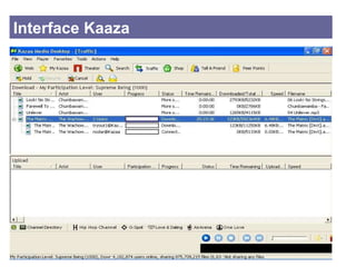 Interface Kaaza 