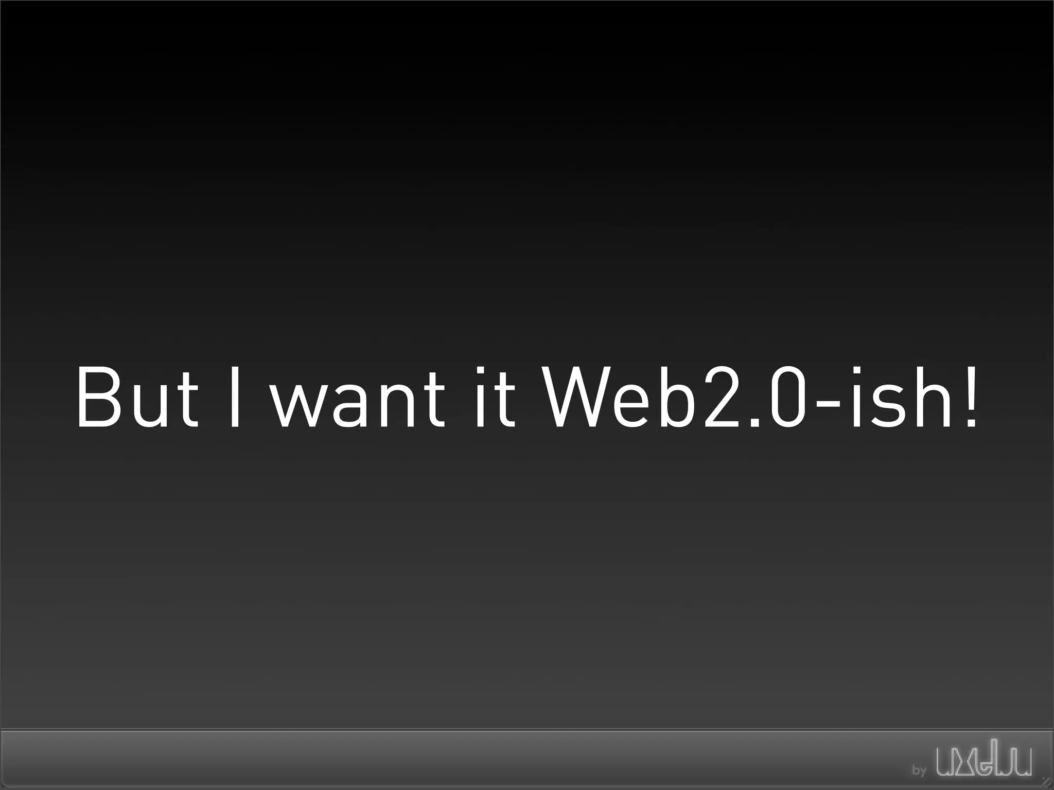 Architectures For Scaling Ajax