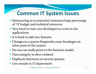 Architecture Series 5-4 Solution Architecture Draft | PPT